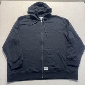 Amazon Essentials Full Zip Hoodie Mens Sz 2XL Black Pre-owned